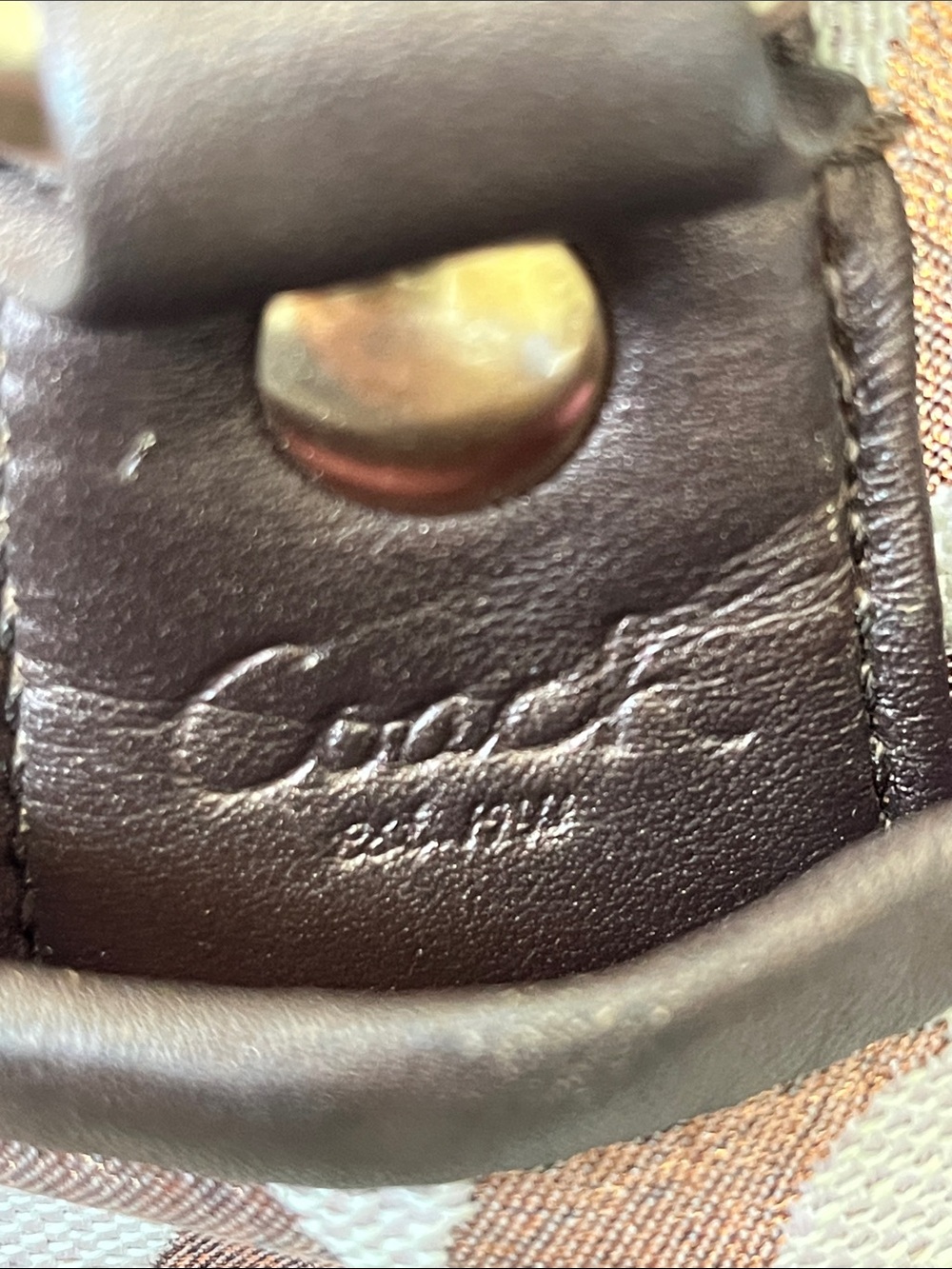 Coach Brown and Pink Signature Jacquard Crossbody with Coin Pouch - Picture 4 of 10